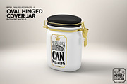Oval Tin Jar with Clip Cover Mockup, a Product Mockup by INCDesign (Thumbnail 4 of 6)