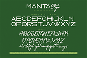 Manta Style Modern Font Duo, a Sans Serif Font by Vilogsign (Thumbnail 8 of 9)