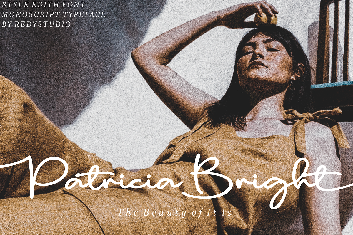 Style Edith – Monoscript Typeface, a Script Font by RedyStudio (Photo 6 of 8)