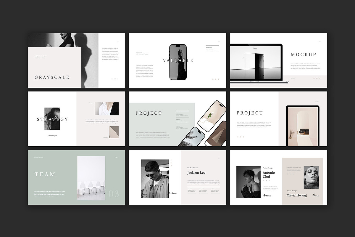 Strategy Presentation Template, a Presentation Template by Simple P. (Photo 7 of 12)