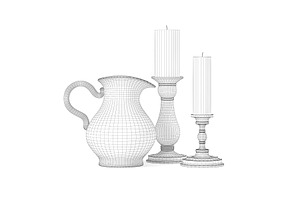 Two Candles And A Jug