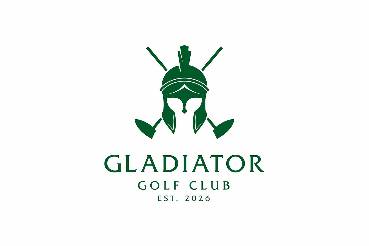 Spartan Helmet and Golf Club Logo, a Branding & Logo Template by Buqancreative (Photo 3 of 5)