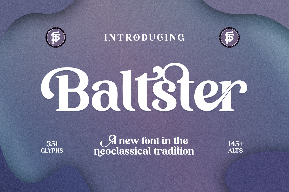 Baltster, a Serif Font by Picatype Studio (Photo 1 of 17)