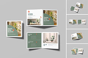 Square Bifold Brochure Mockup, an Advertising Mockup by graphicsecond (Thumbnail 1 of 7)