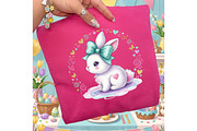 Pink Hand Drawn Coquette Bunny Png, an Illustration by Designking (Thumbnail 3 of 5)