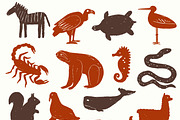 Textured Animals: 123 Elements, an Animal Illustration by Veyla (Thumbnail 4 of 14)