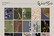 Wabi-Sabi Art Design, an Object Graphic by Collection by VY (Thumbnail 6 of 9)