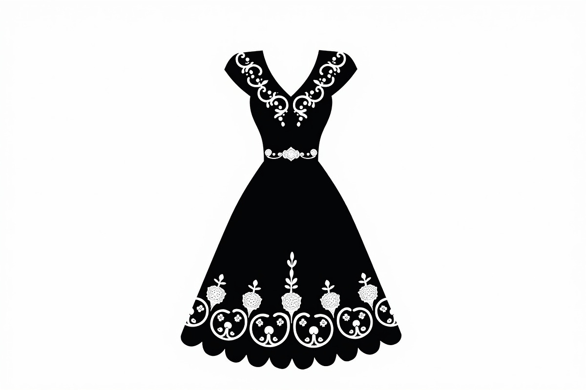 Luxury Dress Clipart Set, an Illustration by hafijul (Photo 13 of 21)