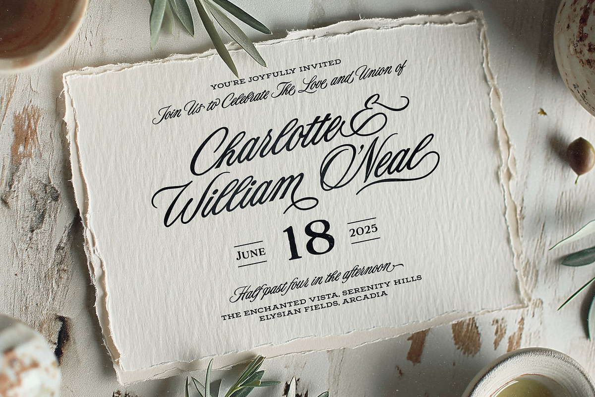 The Original - Retro Script, a Script Font by Blessed Print (Photo 6 of 19)