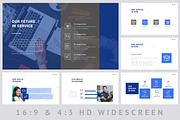 Minimal Bluish Powerpoint Template, a Presentation Template by ZAAS (Thumbnail 6 of 13)