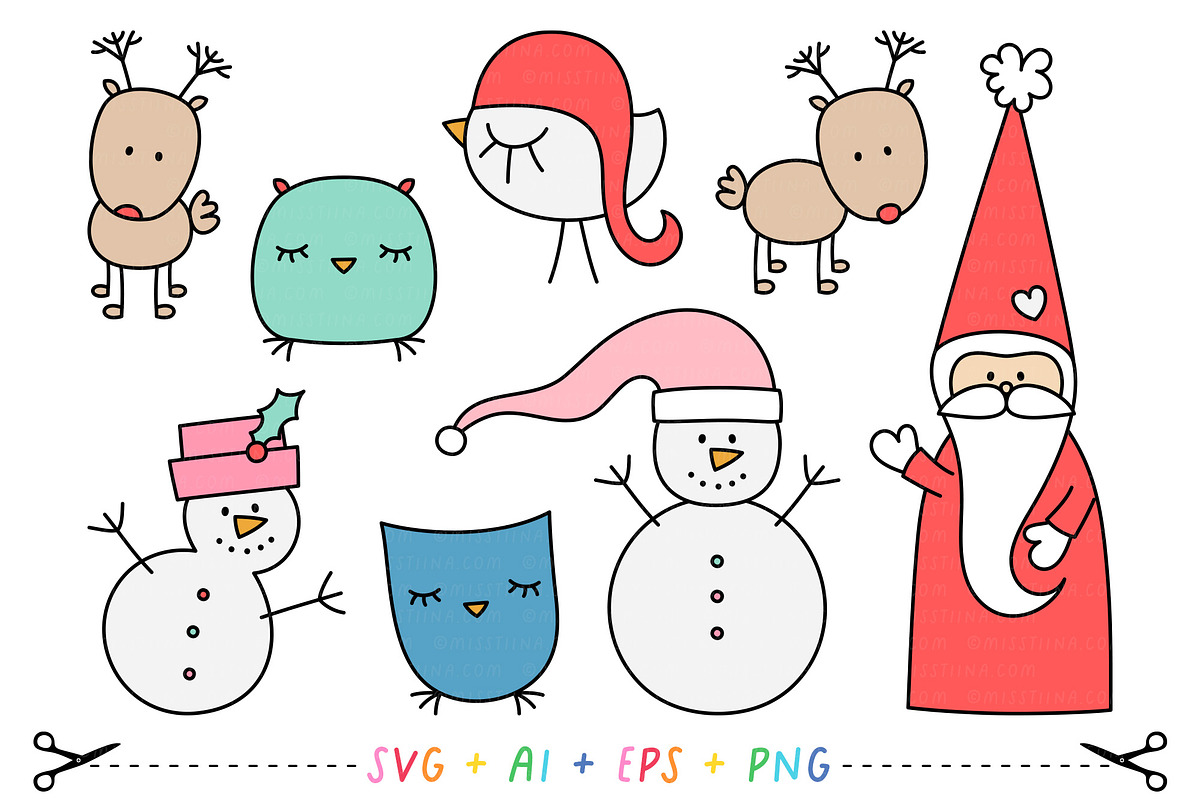 Christmas Wish Collection Bundle, an Illustration by Miss Tiina (Photo 2 of 9)