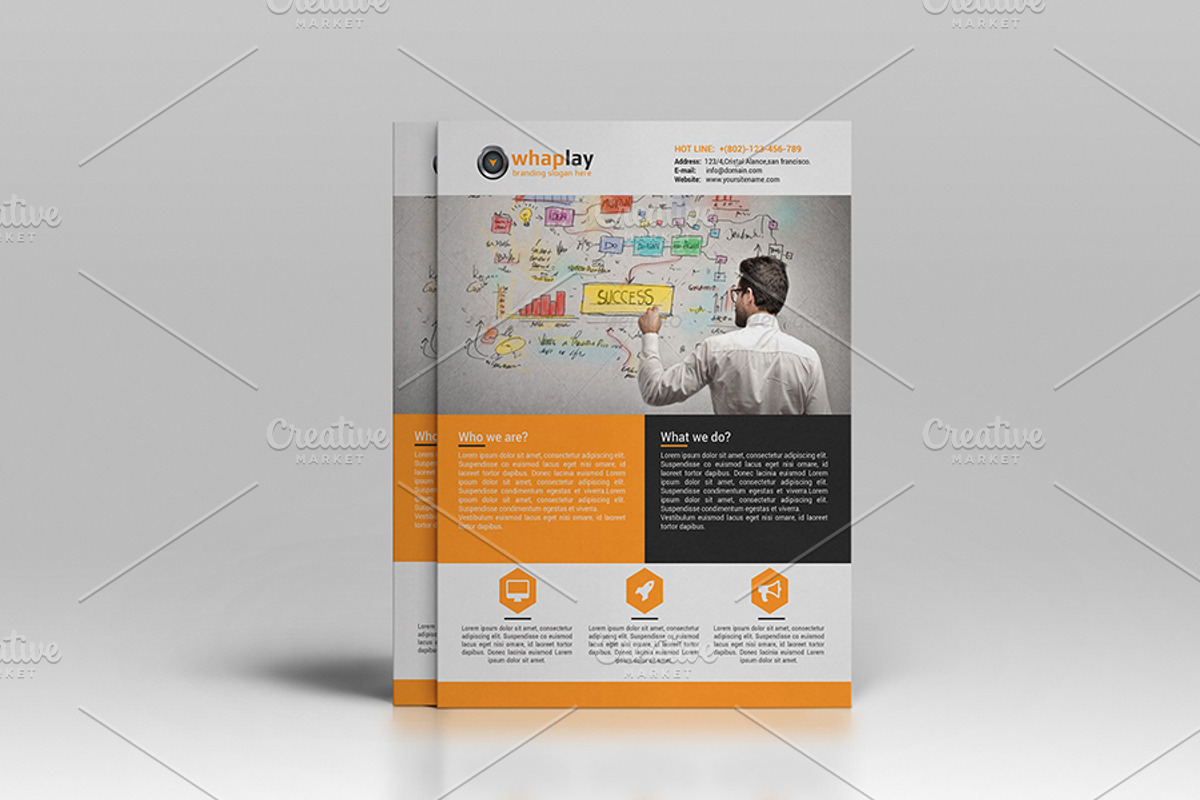 Corporate Flyer- MS word, a Flyer Template by Cristal Pioneer (Photo 9 of 17)
