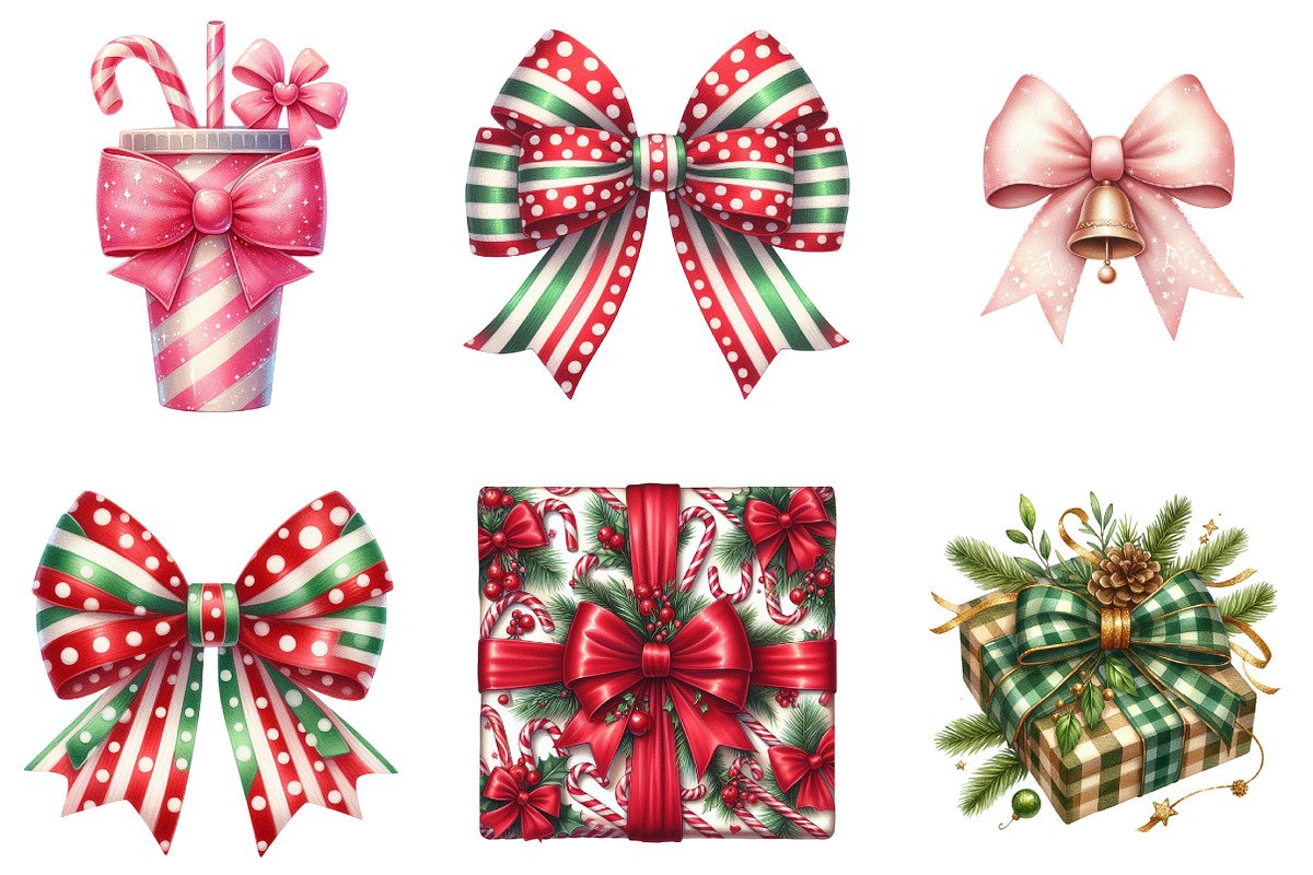 Christmas Libbey Wrap Png, Christmas, an Illustration by DreamArtGraphic (Photo 3 of 6)