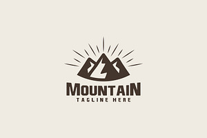 Mountain Logo Outdoor Adventure