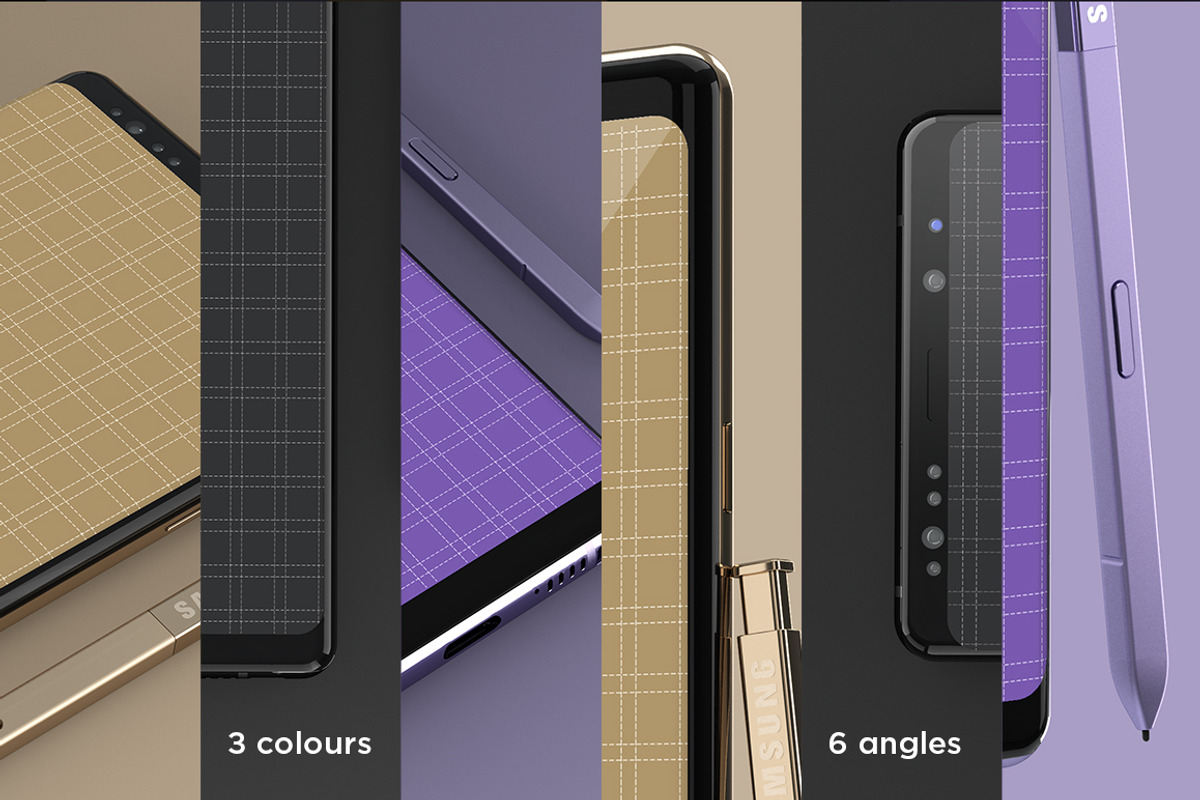 Samsung Galaxy Note 8 Design Mockup, an Android Mockup by illustrated (Photo 7 of 14)