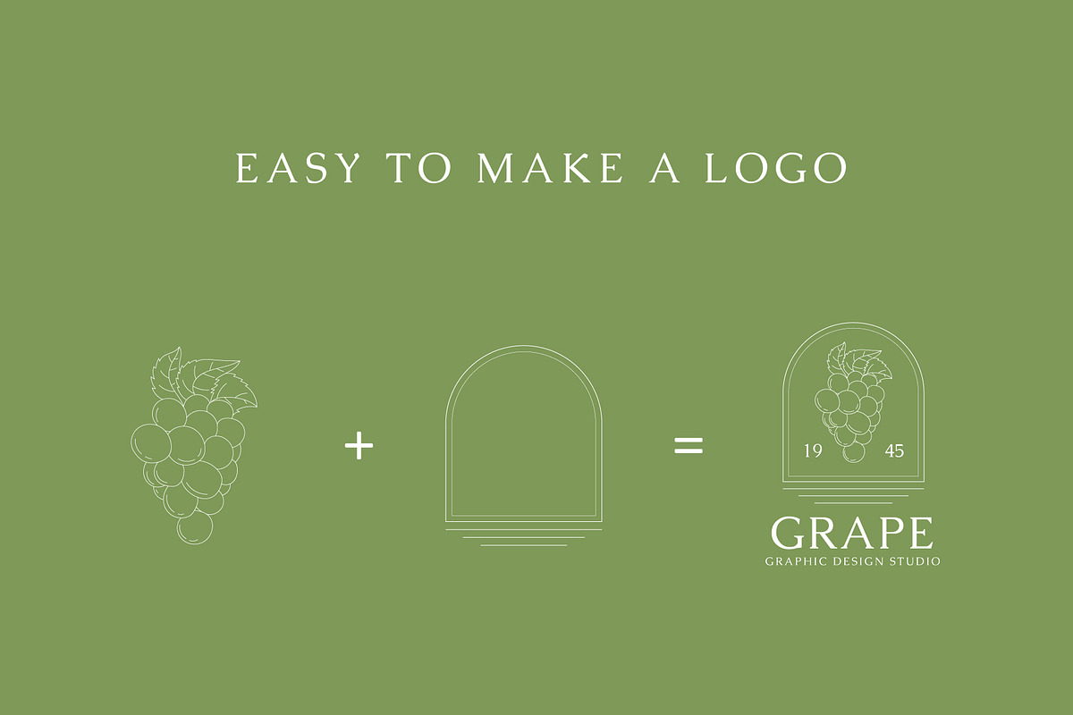 Botanical Illustration & Logo Bundle, a Branding & Logo Template by Lightsense (Photo 5 of 8)