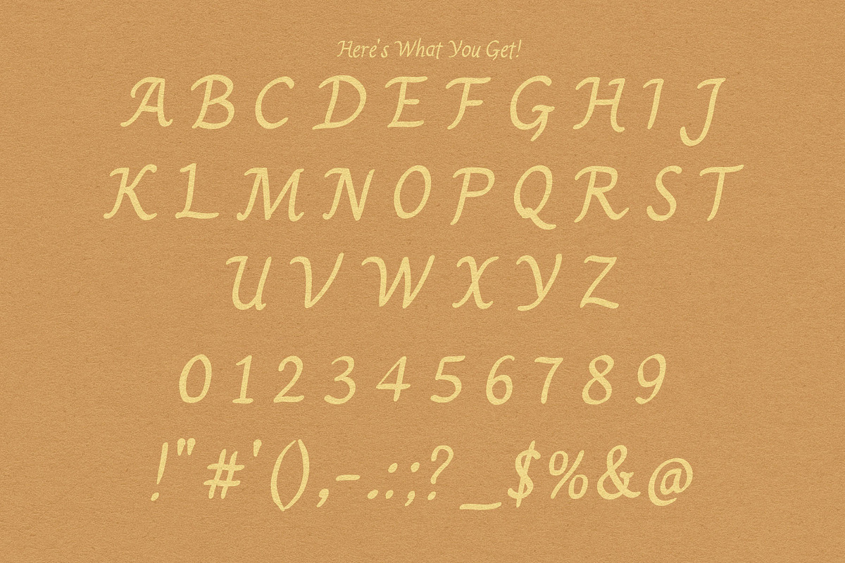 Butter - A Simple, Handwritten Font, a Handwritten Font by Eric Pond Designs (Photo 2 of 5)