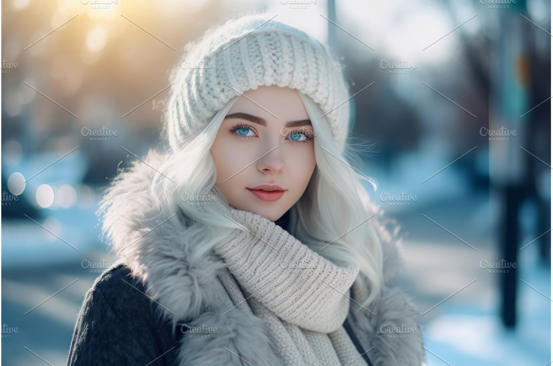 Russian girl winter clothes, a Person Photo by Ylivdesign