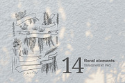 flora - hand painted all caps font, a Font by dxxb studio (Thumbnail 3 of 3)