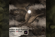 20 BrutalDragon Procreate Stampbrush, a Brush Add-On by AnuchitTATTOO (Thumbnail 1 of 3)