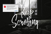Keep Scrolling handwritten font, a Script Font by Ian Irwanwismoyo (Thumbnail 1 of 12)