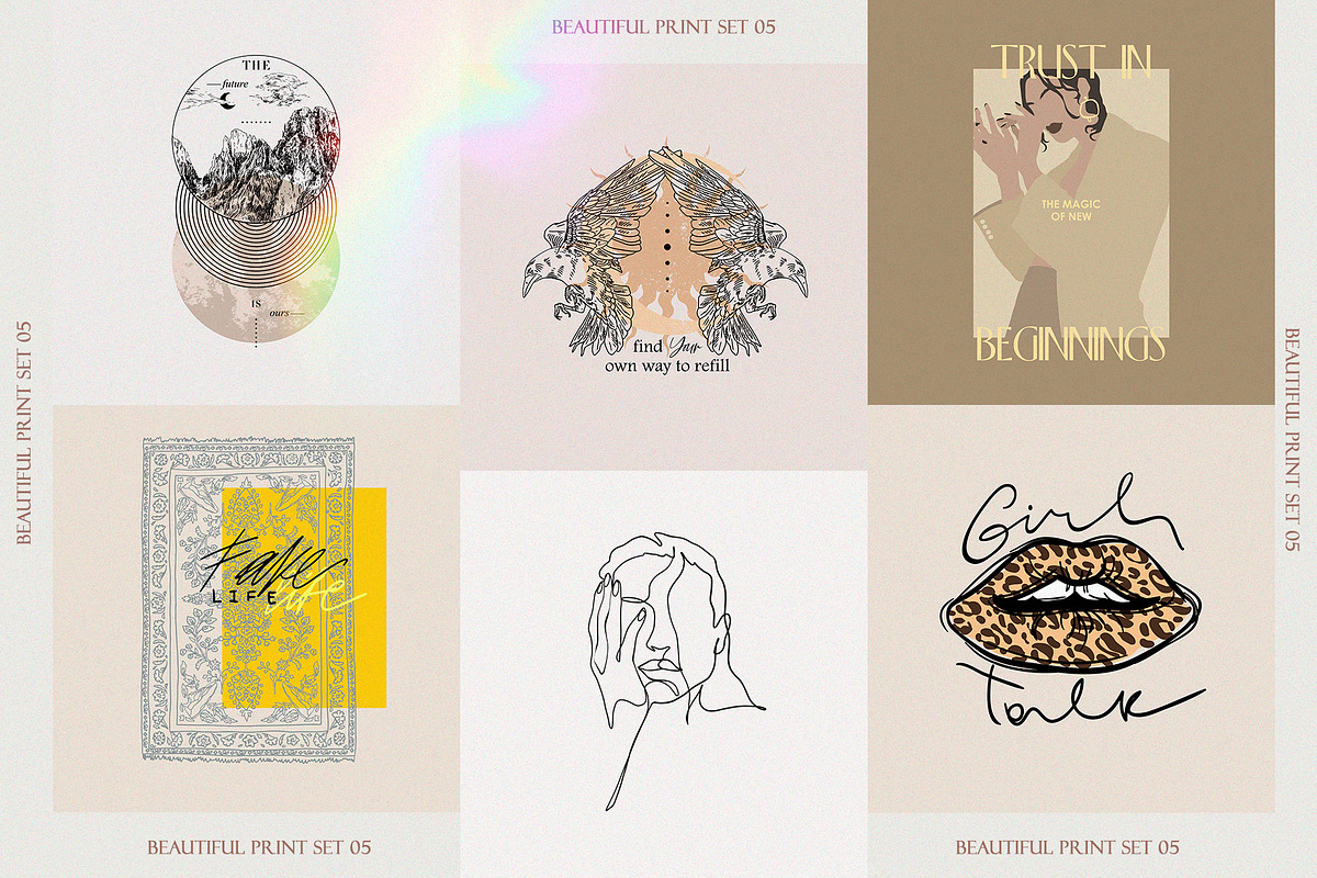 New Beautiful Prints, an Illustration by NKTN (Photo 7 of 10)