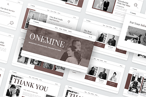 Onemine - Wedding Organizer Keynote