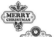 Christmas and New Year Backgrounds, a Decorative Illustration by TAlex (Thumbnail 4 of 6)