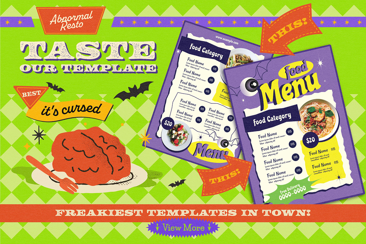 Freakshow Bundle, a Templates & Theme by graphicook (Photo 9 of 14)