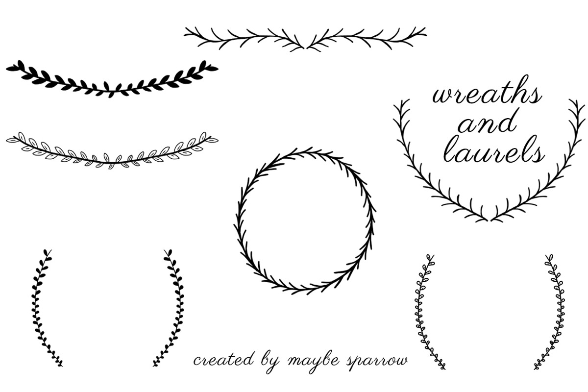 Wreaths and Laurels, an Object Graphic by Maybe Sparrow Designs (Photo 2 of 2)