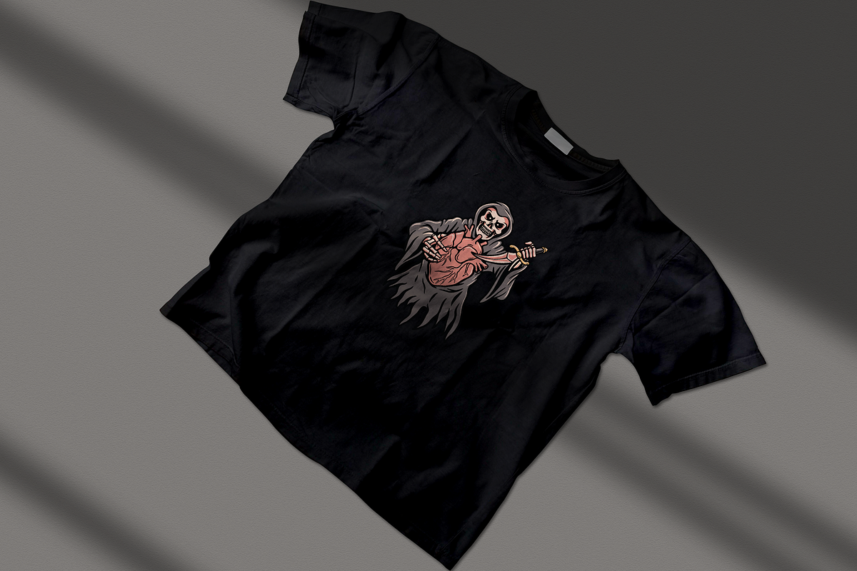 Grim Reaper with Heart, an Object Illustration by nomlimo.com (Photo 3 of 3)