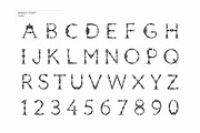 Robot font + Bonus Robots knights, a Font by alekseiderin (Thumbnail 3 of 6)