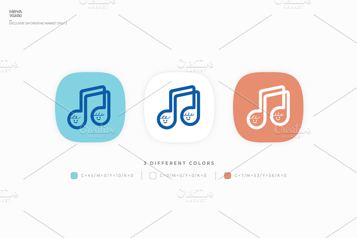 MelodyKid logo, a Branding & Logo Template by blends.studio (Photo 2 of 4)