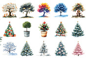 Christmas Tree Clipart PNG, an Illustration by Daily.Designs (Thumbnail 2 of 4)