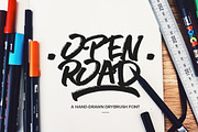 OPEN ROAD Brush Font, a Script Font by James Daly (Thumbnail 5 of 10)