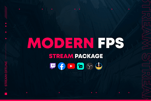 FPS Twitch Overlay, a Templates & Theme by StreamSkins