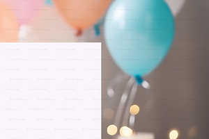 Birthday Card Mockup 5x7