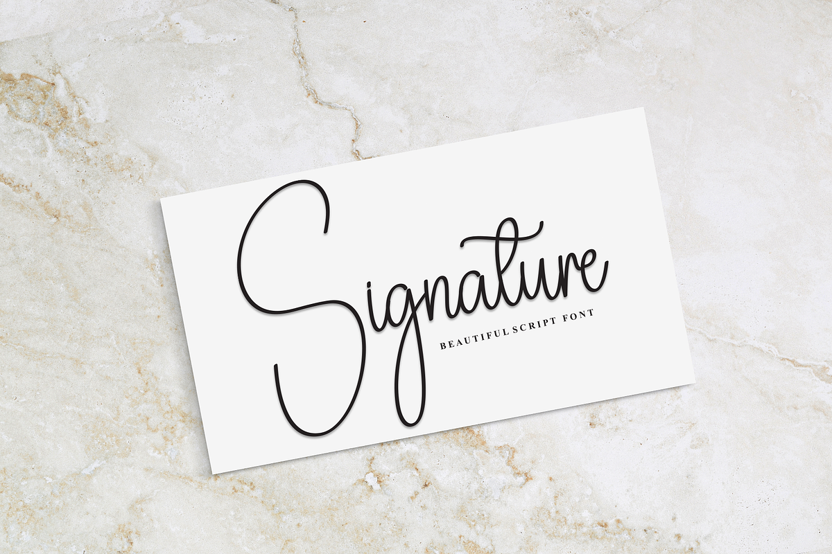 California Signature | Script Font, a Handwritten Font by Scratchones (Photo 4 of 8)