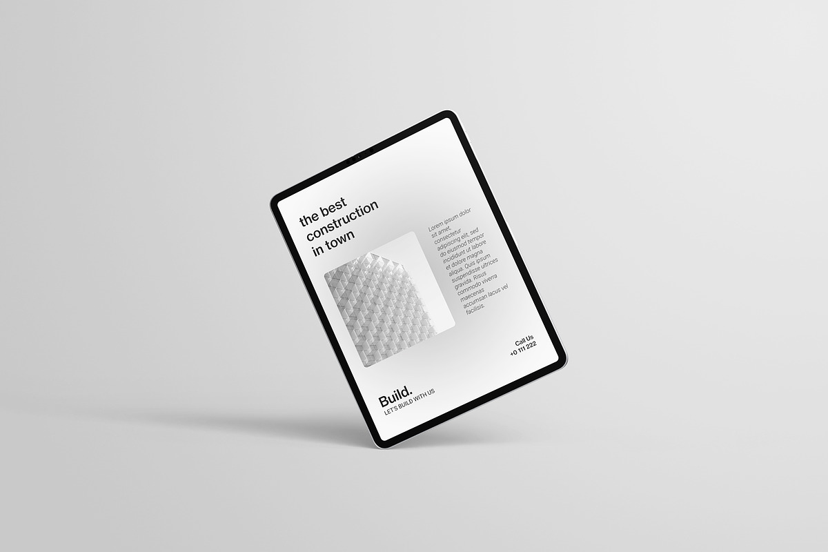 iPad Pro Mockup, an iPad Mockup by scribrostudio (Photo 3 of 10)