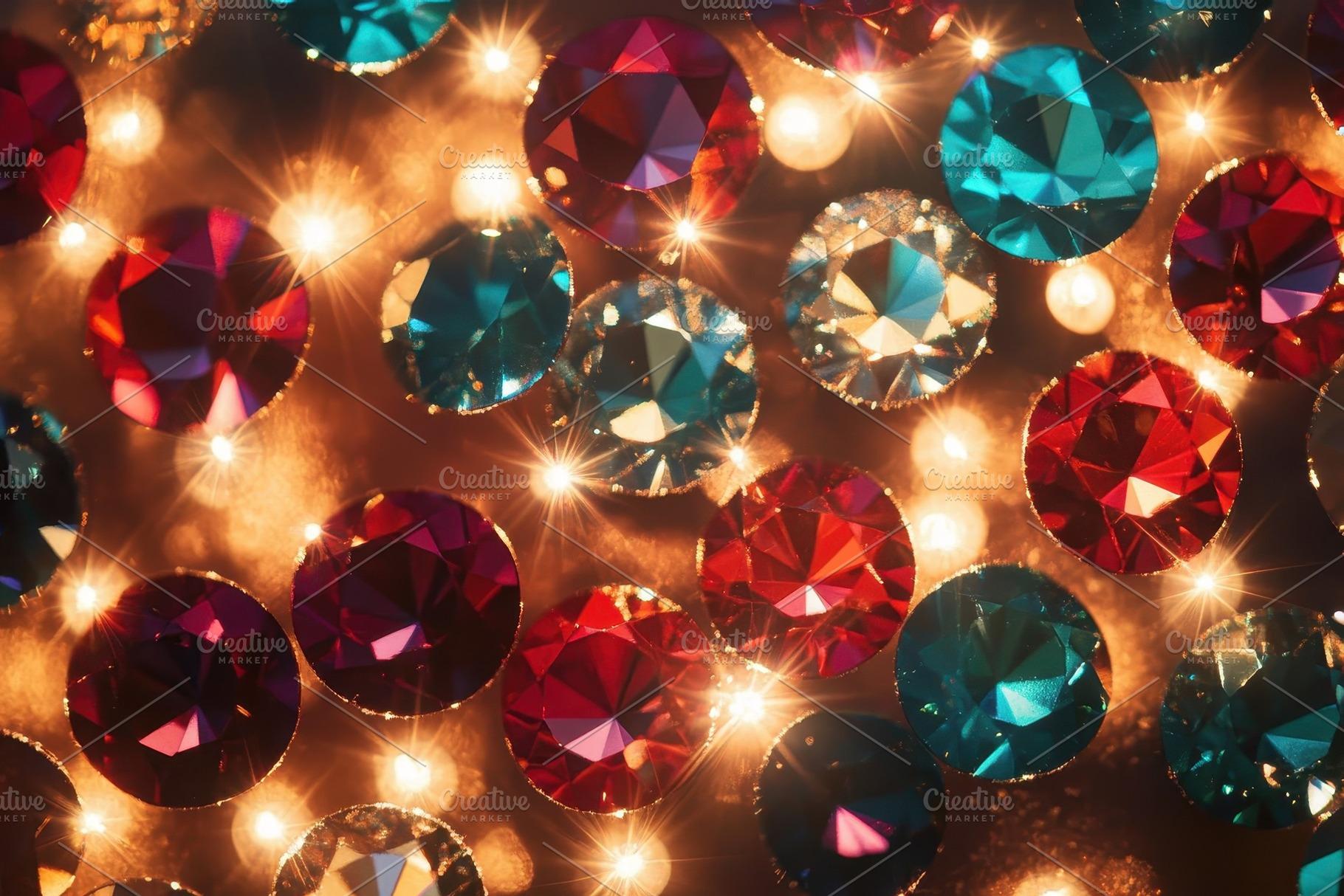 Colorful diamonds sparkle on deep ve, a Photo by Iftikhar Alam
