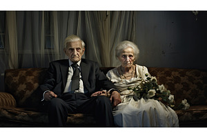 marriage divorce old ai generated, a Business Photo by pikepicture