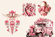COQUETTE MEDICAL CLIPART PACK, an Object Illustration by Daring Digies (Thumbnail 4 of 9)