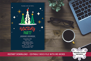 Company Holiday Party Invitations