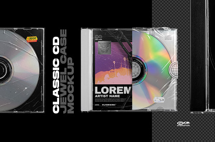 Classic CD Jewel Case Mockup