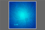 -50% Circuit boards backgrounds set, a Background Graphic by frost_newt (Thumbnail 4 of 11)