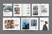 Minimalist Photo Book Template, a Magazine Template by ClickPaint_Studio (Thumbnail 1 of 4)
