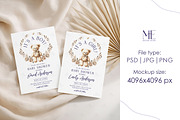 Double Greeting Invite Cards Mock-up, an Advertising Mockup by Mie Mockup Studio (Thumbnail 6 of 7)