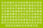 Circle Double Outline Social Icons, an Icon by Running With Foxes (Thumbnail 8 of 8)