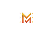 Letter M Social Media Logo, a Branding & Logo Template by Abir Hossain Waffi (Thumbnail 1 of 2)
