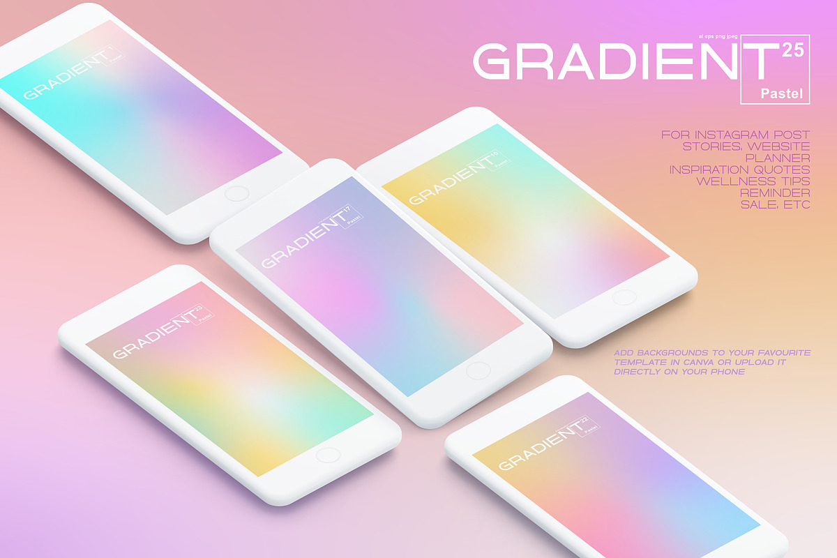 Pastel Grainy Gradient Texture, a Texture Graphic by Vintage Digital Textures (Photo 5 of 14)